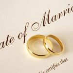 wedding marriage certificate