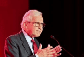 Sir Geoffrey Vos, Master of the Rolls, speaking at the Legal Geek conference 2025 in London, addressing lawyers and lawtech entrepreneurs on the future role of artificial intelligence in judicial decision-making.